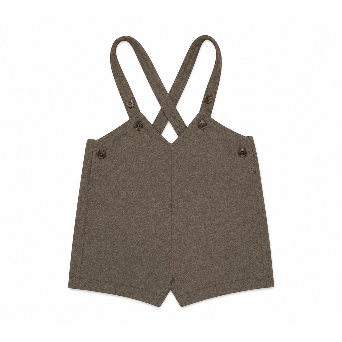 L by Ladida Brown Wool Overalls