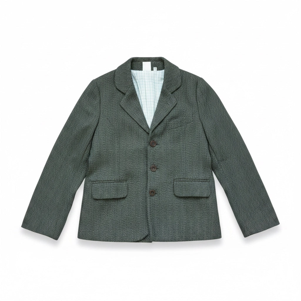 L by Ladida Gray Mosaic Lined Blazer