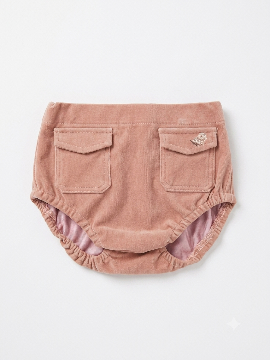 1984 Mauve Velvet Suspender Bloomers