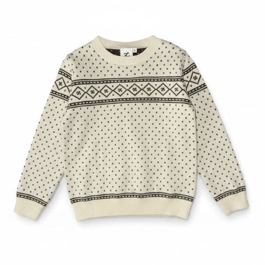 L by Ladida Cream Jacquard Sweater