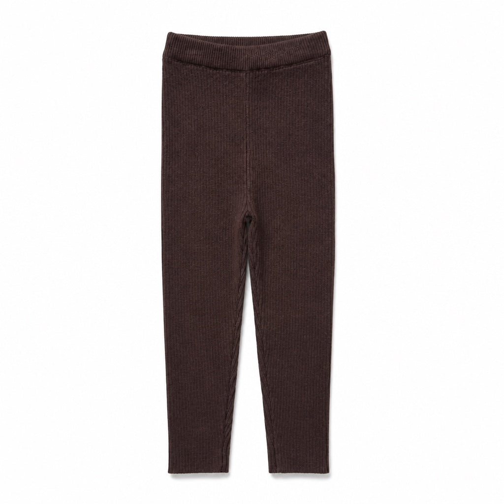1984 Brown Knit Leggings