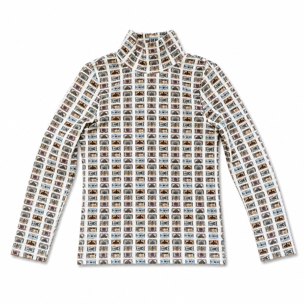 1984 Ticket Print Turtleneck