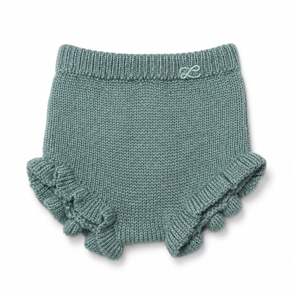 L by Ladida Blue Knit Flutter Bloomer