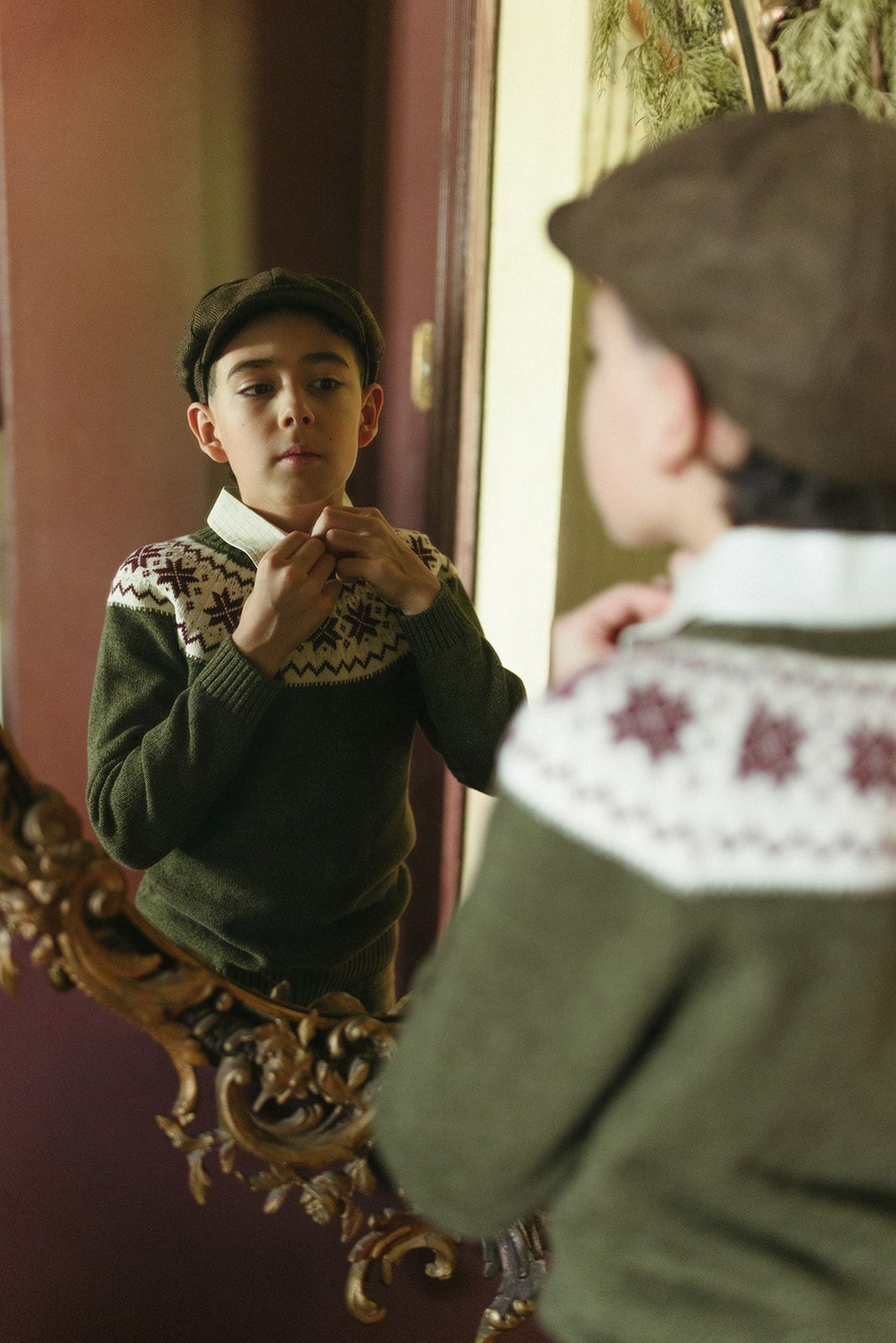 1984 Olive Diamand Knit Sweater