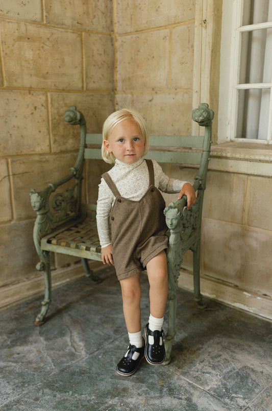 L by Ladida Brown Wool Overalls