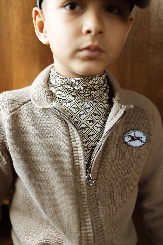 1984 Horse Print Turtleneck