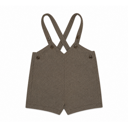 L by Ladida Brown Wool Overalls