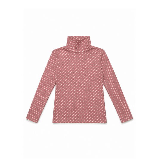 L by Ladida Line Print Turtleneck
