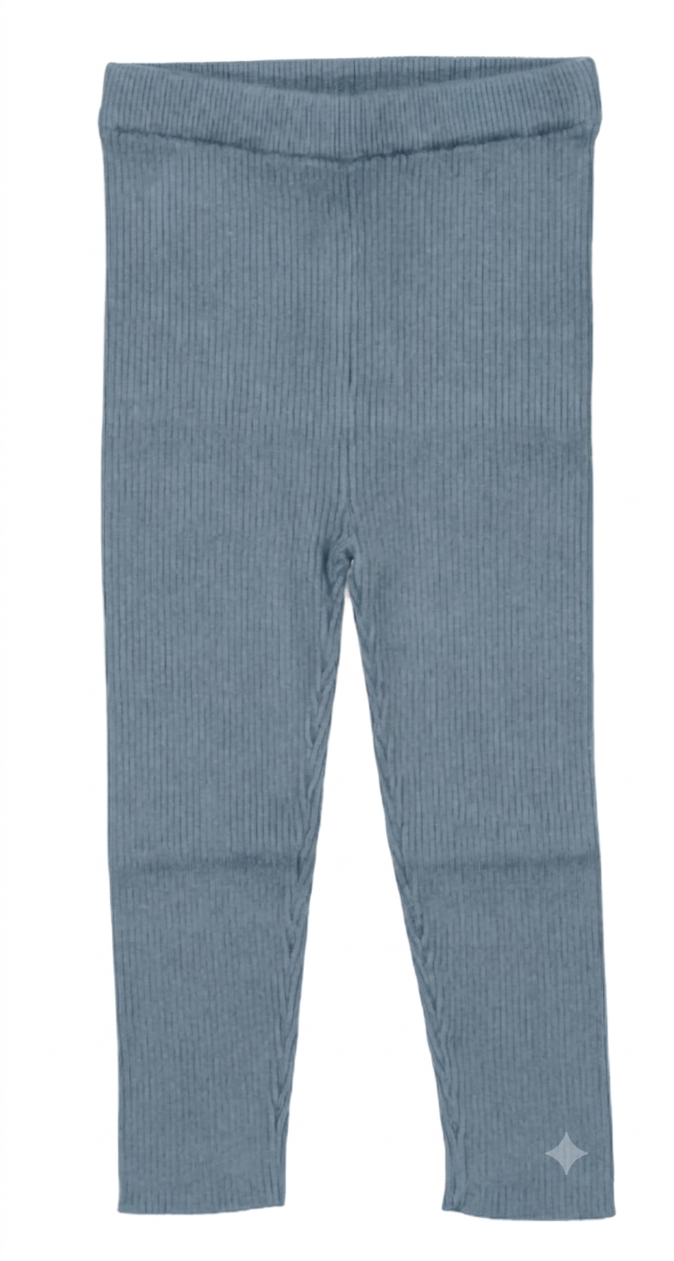 1984 Blue Knit Leggings