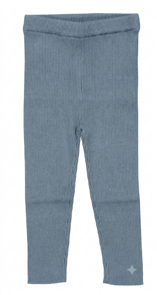 1984 Blue Knit Leggings
