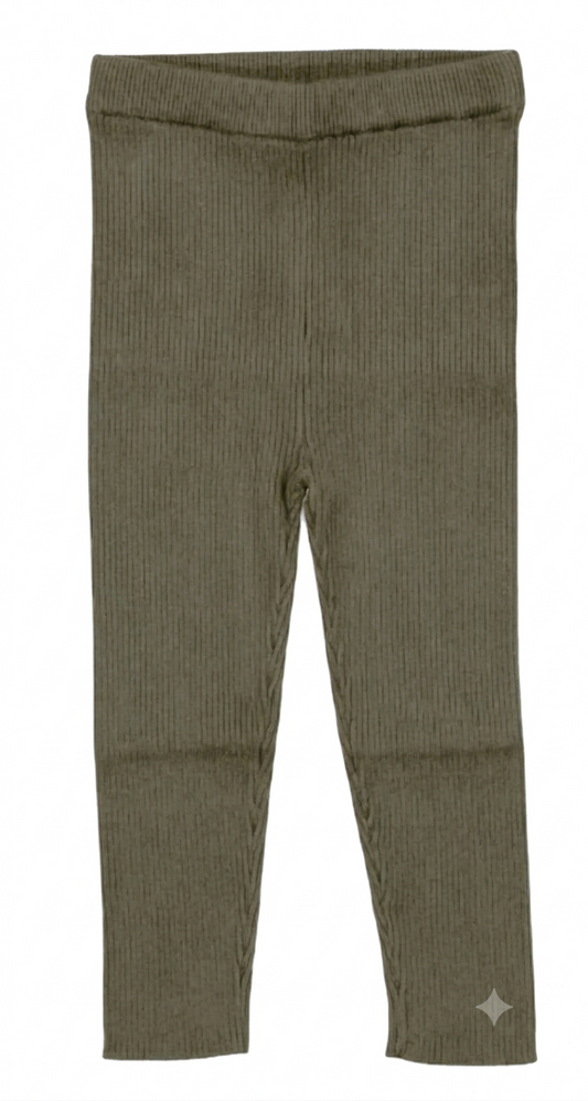 1984 Olive Knit Leggings