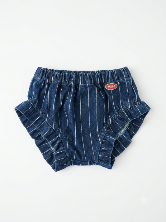 1984 Striped Denim Bloomer