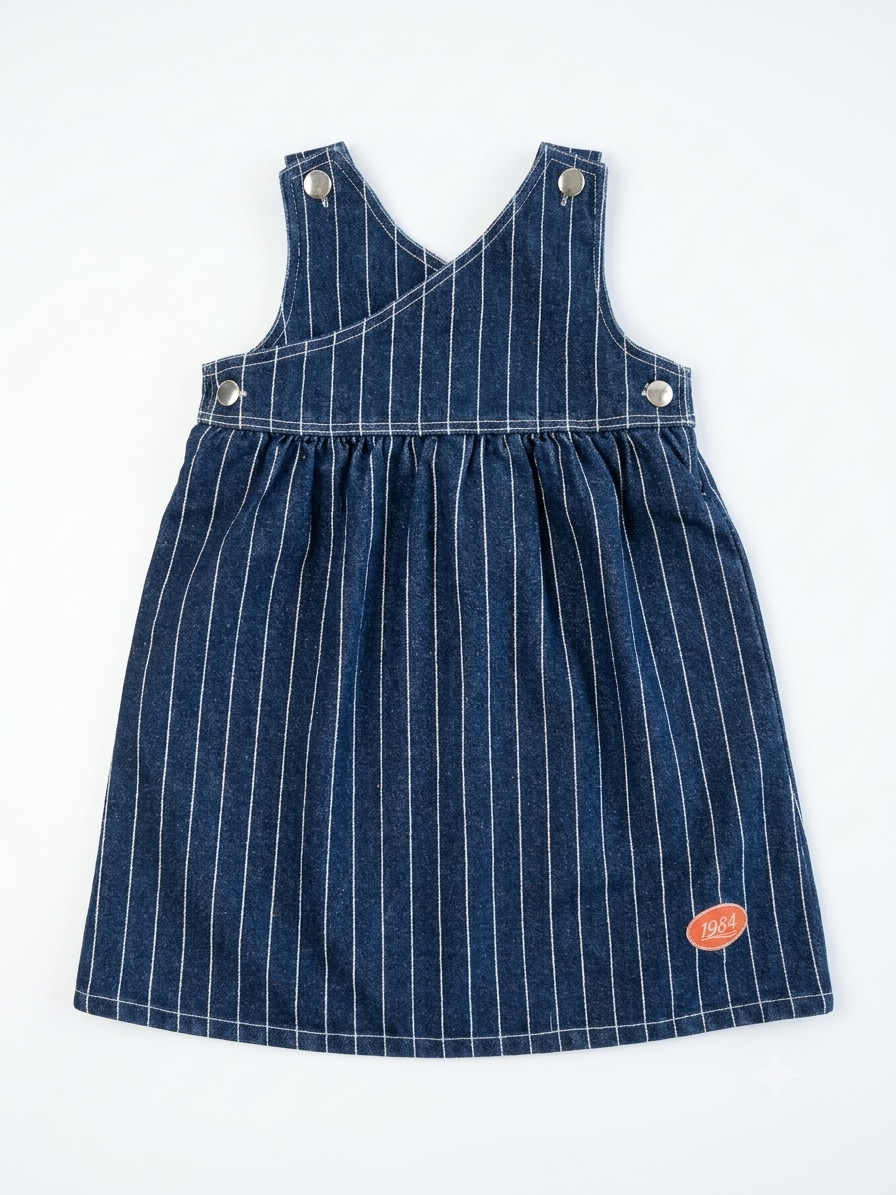 1984 Striped Denim Jumper