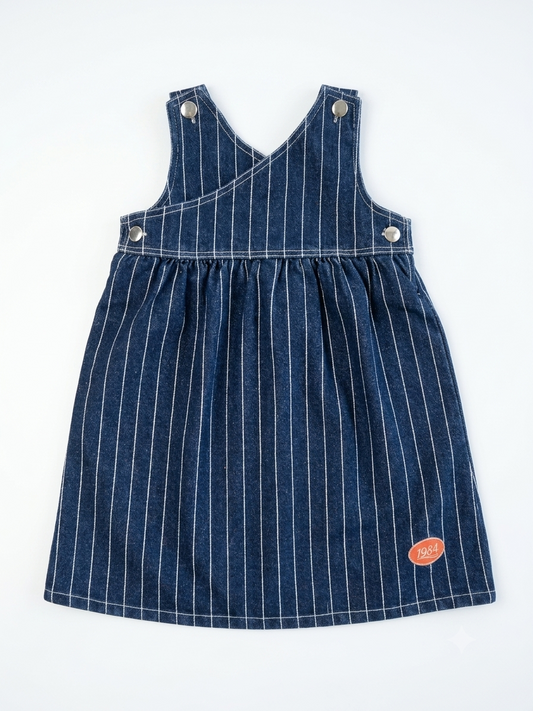 1984 Striped Denim Jumper