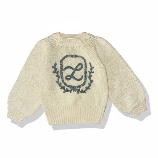 L by Ladida L Emblem Sweater