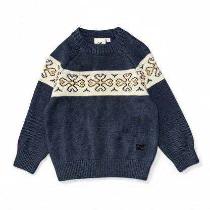 L by Ladida Slate Jacquard Sweater