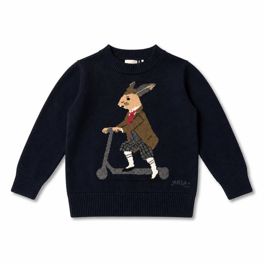 Arza Taupe Big Bunny Sweater