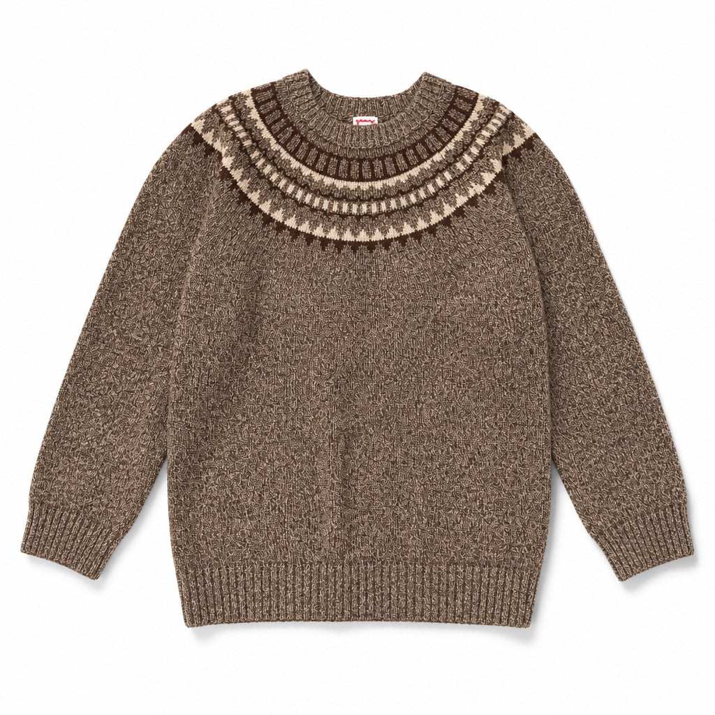 1984 Brown Fairisle Sweater