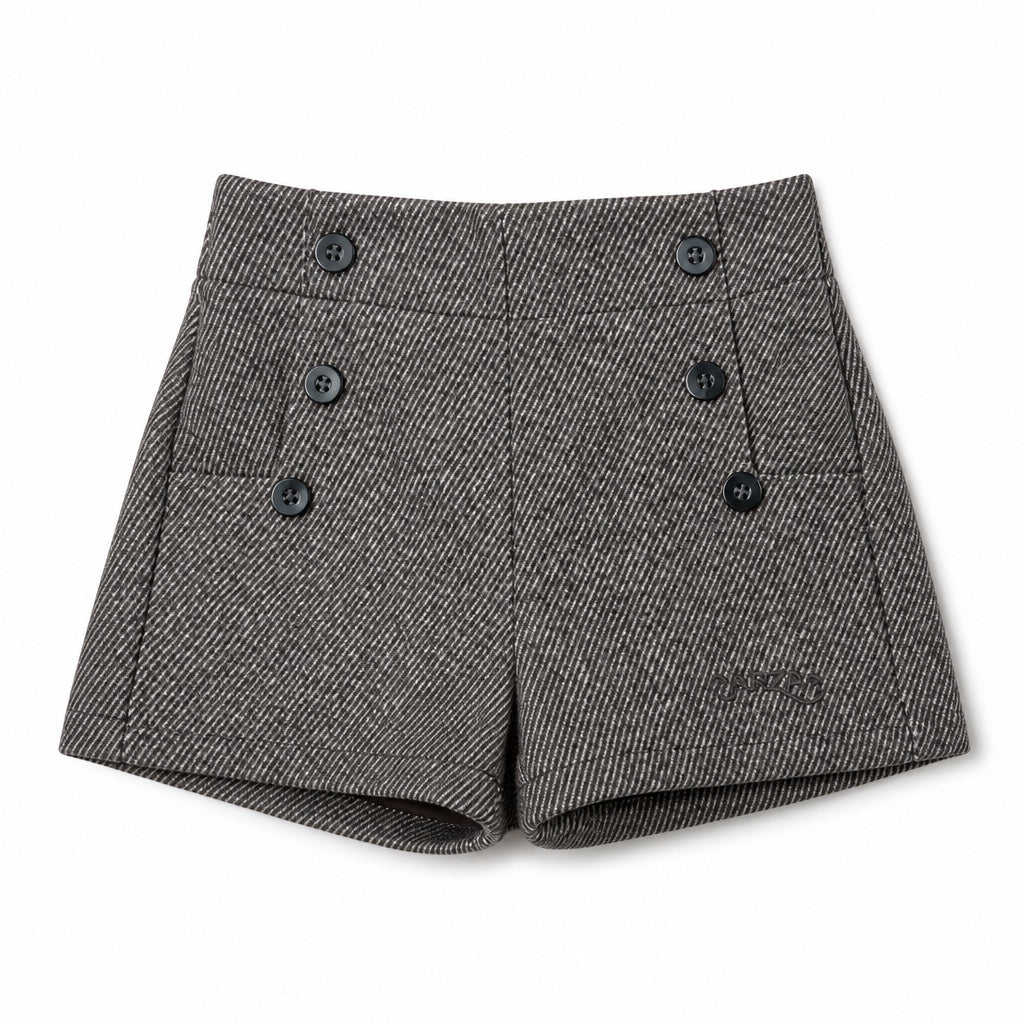 Arza Brown Plaid Shorts