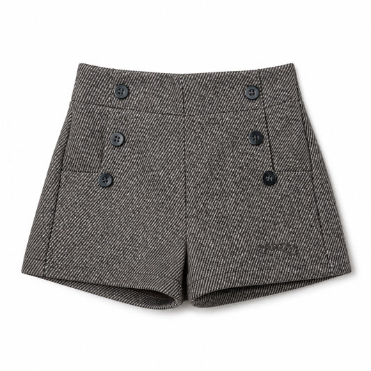 Arza Brown Plaid Shorts