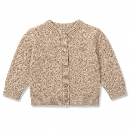 L by Ladida Sand Woven Knit Cardigan
