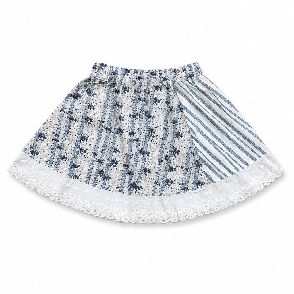 1984 Eyelet Printed Skirt