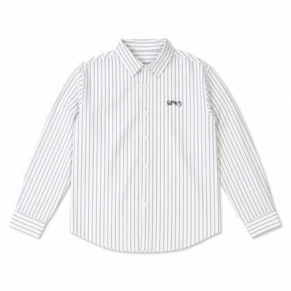 Arza Black Pinstripe Button Down Shirt