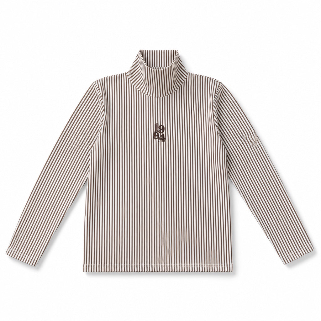 1984 Circus Stripe Printed Turtleneck