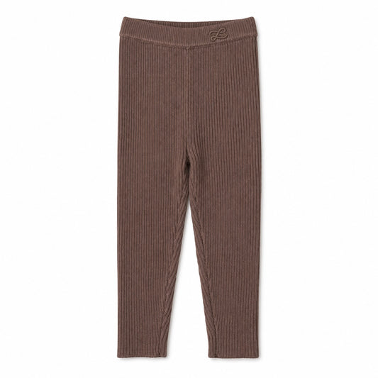 L by Ladida Taupe Knit Leggings