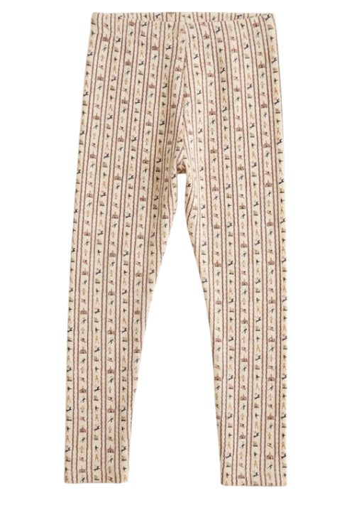 1984 Pink Circus Print Leggings