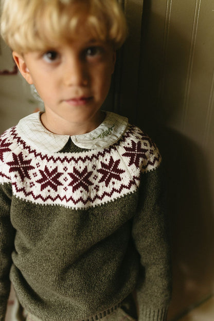 1984 Olive Diamand Knit Sweater