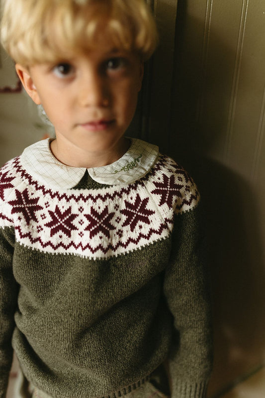1984 Olive Diamand Knit Sweater