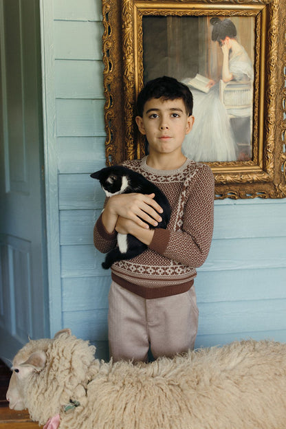 1984 Sand Pattern Sweater