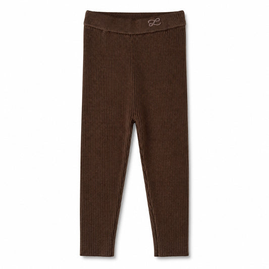 L by Ladida Brown Knit Leggings