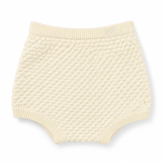 L by Ladida Cream Textured Knit Bloomer