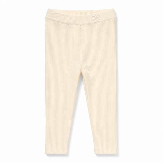 L by Ladida Cream Knit Leggings